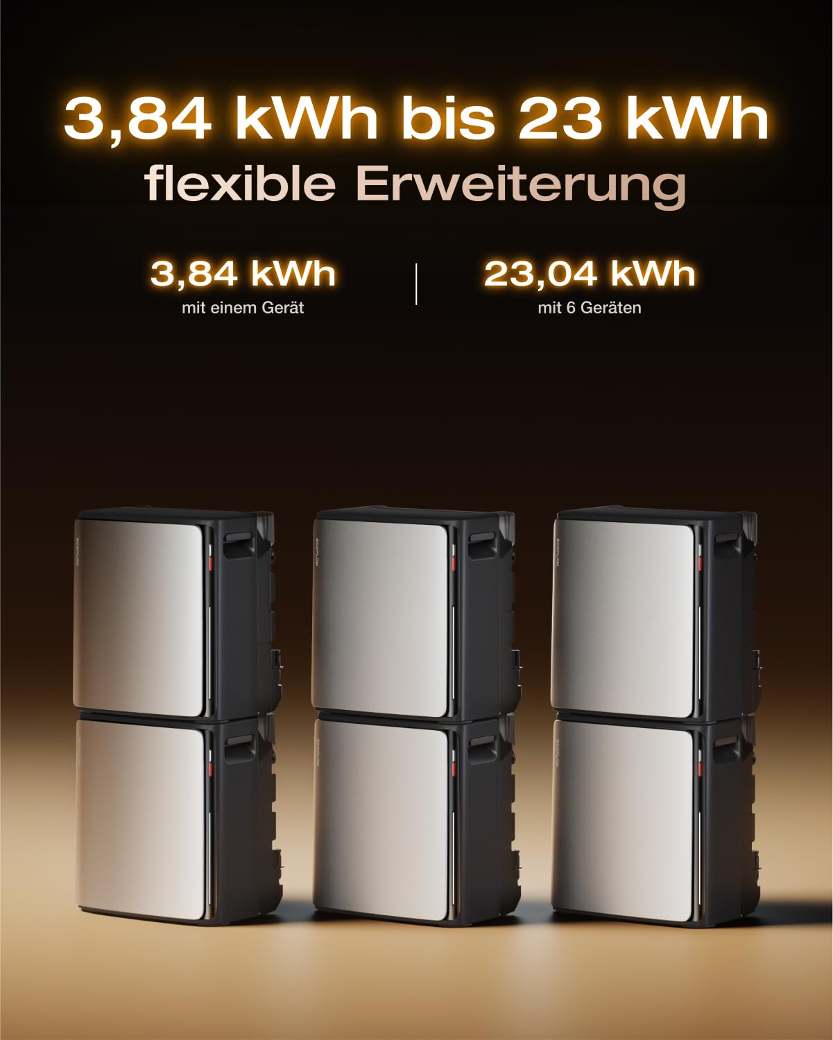 SOLARWAY Balkonkraftwerk 2000 Watt Pro | EcoFlow STREAM Ultra X 3840 Wh Batterie