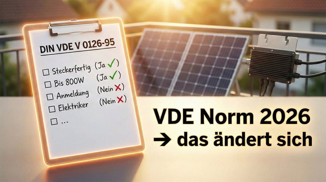 Neue VDE V 0126-95: Was sich für Balkonkraftwerke wirklich ändert – und was nicht - Solarway