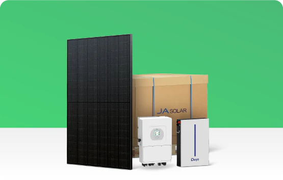 PV-Komplettanlagen als Set mit Solarmodulen, Wechselrichter und Montagematerial