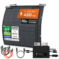 SOLARWAY Balkonkraftwerk 450 Watt Flex | Envertech EVT 800 - Solarway
