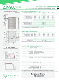 SOLARWAY Solaranlage Komplettset 6,9 kW | Deye 6 kW | Bifazial inkl. Montagesystem, App & WiFi
