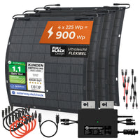 SOLARWAY Balkonkraftwerk 900 Watt Flex | Envertech EVT 800 - Solarway
