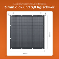SOLARWAY Balkonkraftwerk 900 Watt Flex | Envertech EVT 800 - Solarway
