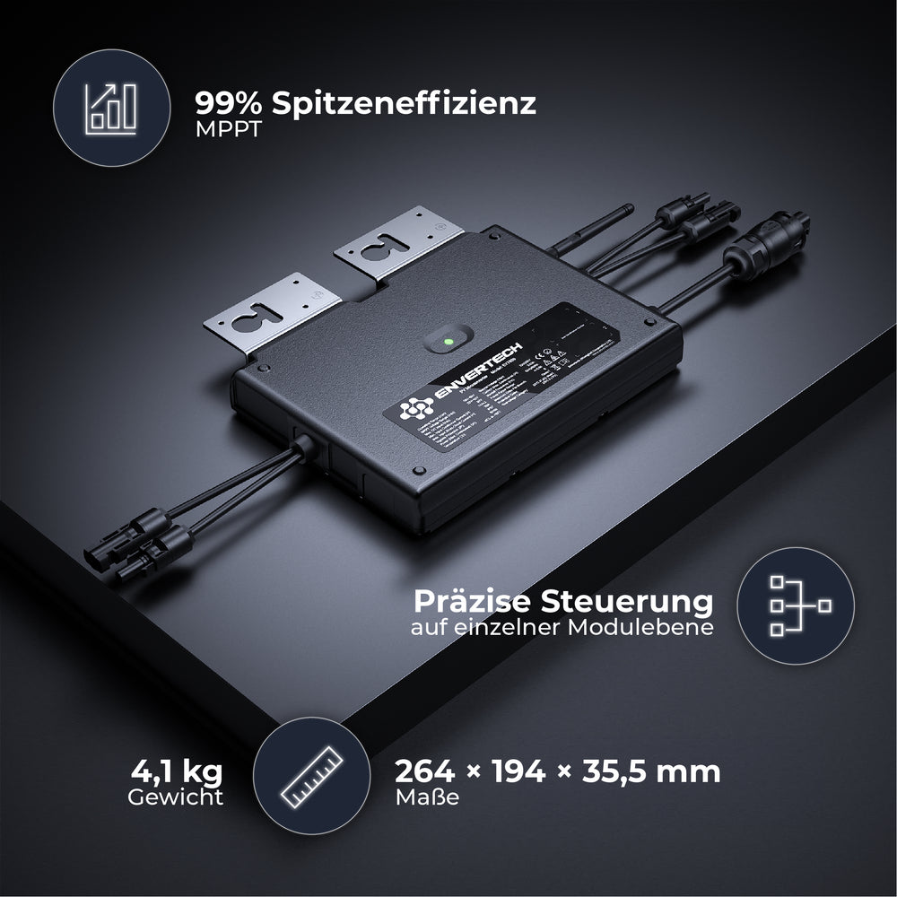 Envertech EVT800-B Mikro-Wechselrichter 800W - Solarway