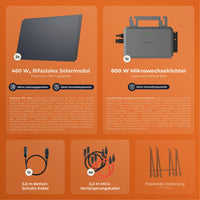 SOLARWAY Balkonkraftwerk 920 Watt | Hoymiles Hiflow 800