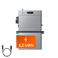 Zendure SolarFlow 2400 AC+ mit 1x AB3000L Erweiterungsbatterie – Systemkonfiguration mit 5,28 kWh