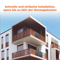 Balkonkraftwerk 450 Watt Flex | Envertech 600/800 Watt