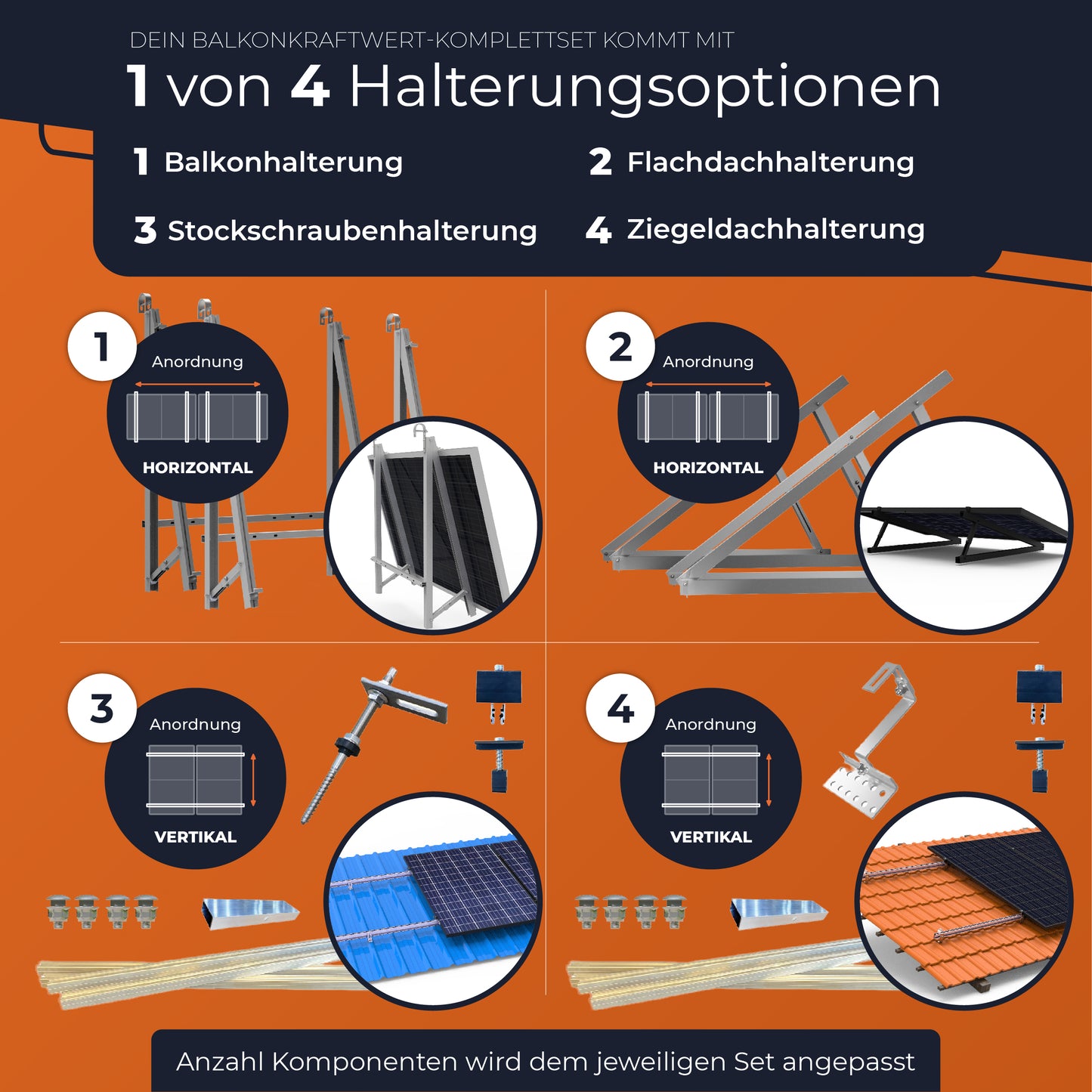 SOLARWAY Balkonkraftwerk 920 Watt | Hoymiles Hiflow 800 PRO