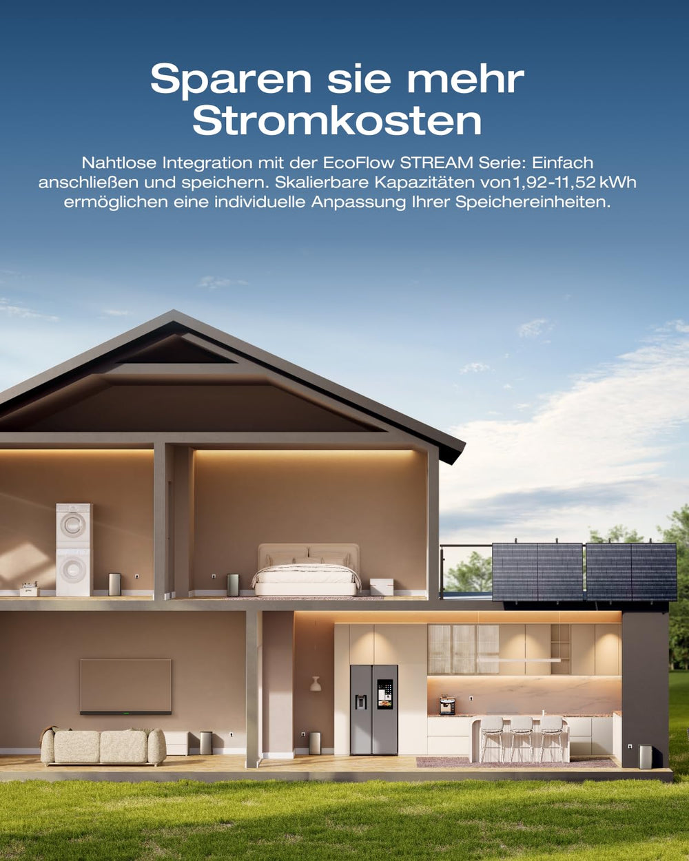 SOLARWAY Balkonkraftwerk 890 Watt | EcoFlow 600/800 Watt - Solarway