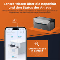 SOLARWAY Balkonkraftwerk Erweiterungsset 880 Watt | Anker SOLIX Solarbank 2 E1600 AC 1,6 kWh Speicher