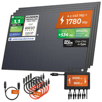 SOLARWAY Balkonkraftwerk 1780 Watt | Envertech EVT 2000