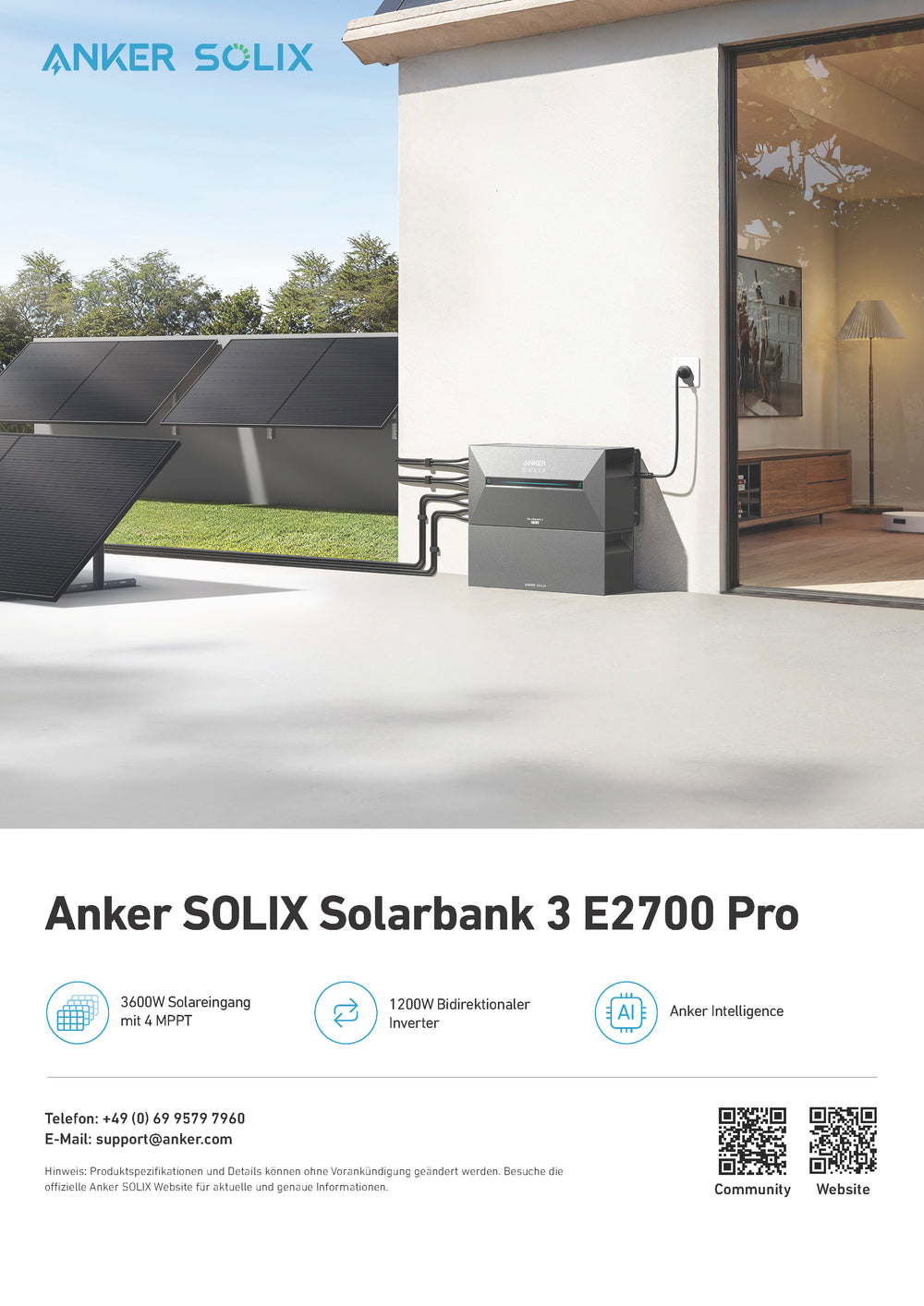 Anker SOLIX Solarbank 3 E2700 Pro | 2700 Wh Speicher - Solarway