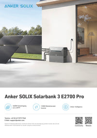 Anker SOLIX Solarbank 3 E2700 Pro | 2700 Wh Speicher - Solarway