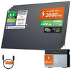 SOLARWAY Balkonkraftwerk 2000 Watt | Hoymiles HiBattery 4020 X