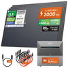 SOLARWAY Balkonkraftwerk 2000 Watt Pro | Anker SOLIX Solarbank 3 E2700 Pro + Erweiterung 5,4 kWh Speicher