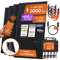 SOLARWAY Balkonkraftwerk 2000 Watt | Envertech 2000 Watt
