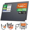 SOLARWAY Balkonkraftwerk 880 Watt | EcoFlow 600/800 Watt | Bifazial