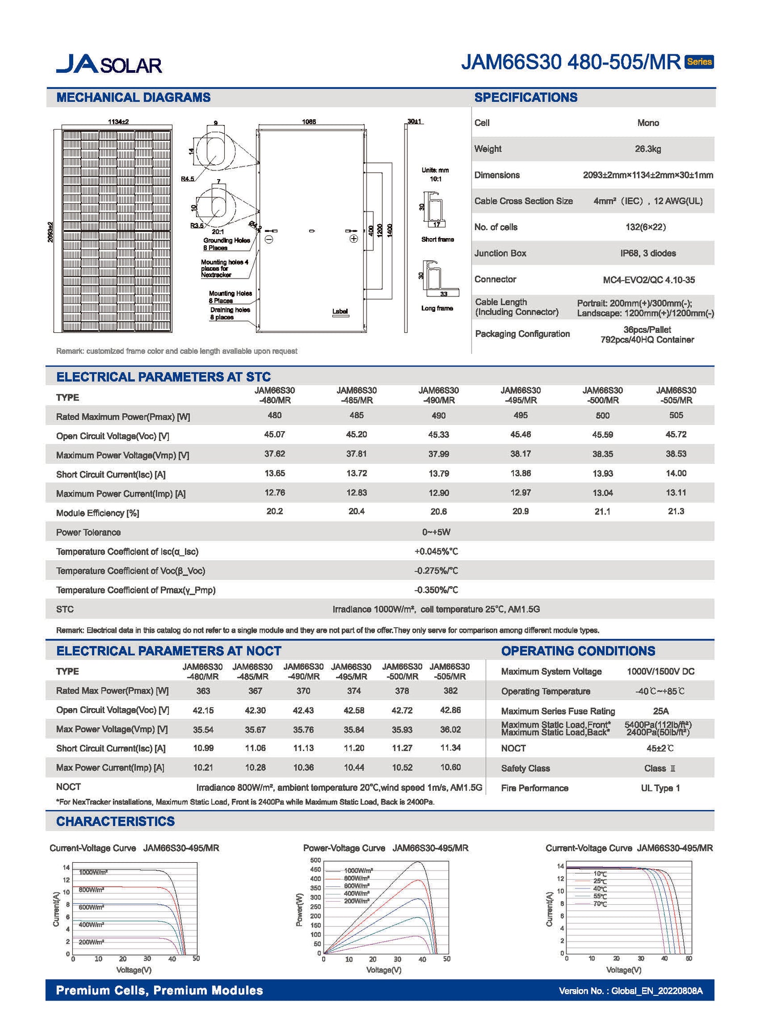 JA Solar 500W Solarpanel Ab 133 Modul Monokristallin Glas Glas ja-solar-500w-solarpanel-ab-133-modul-monokristallin-glas-glas