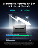 Anker SOLIX Solarbank MAX AC BP7000 | 7000 Wh Erweiterungsbatterie