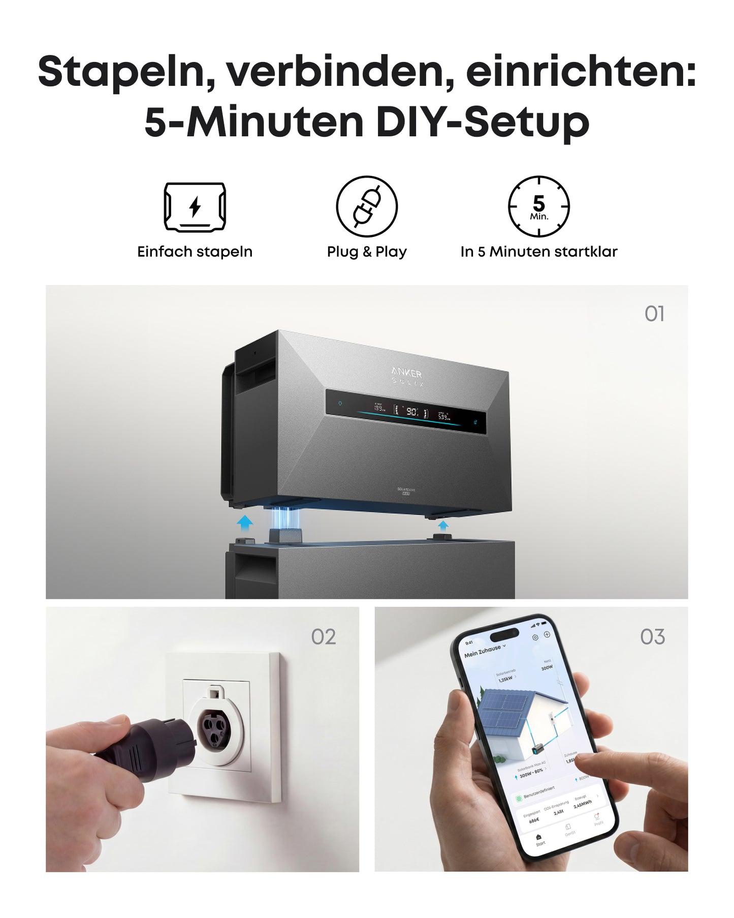 Anker SOLIX Solarbank MAX AC BP7000 | 7000 Wh Erweiterungsbatterie