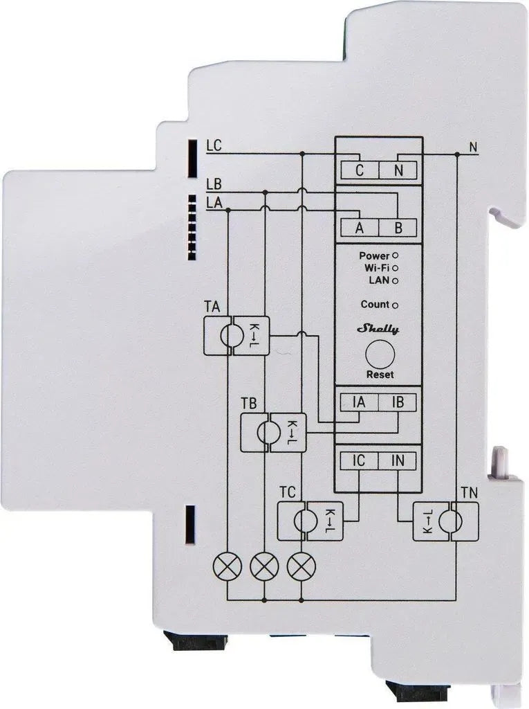 Shelly Pro 3EM 120A v2 Smart Meter