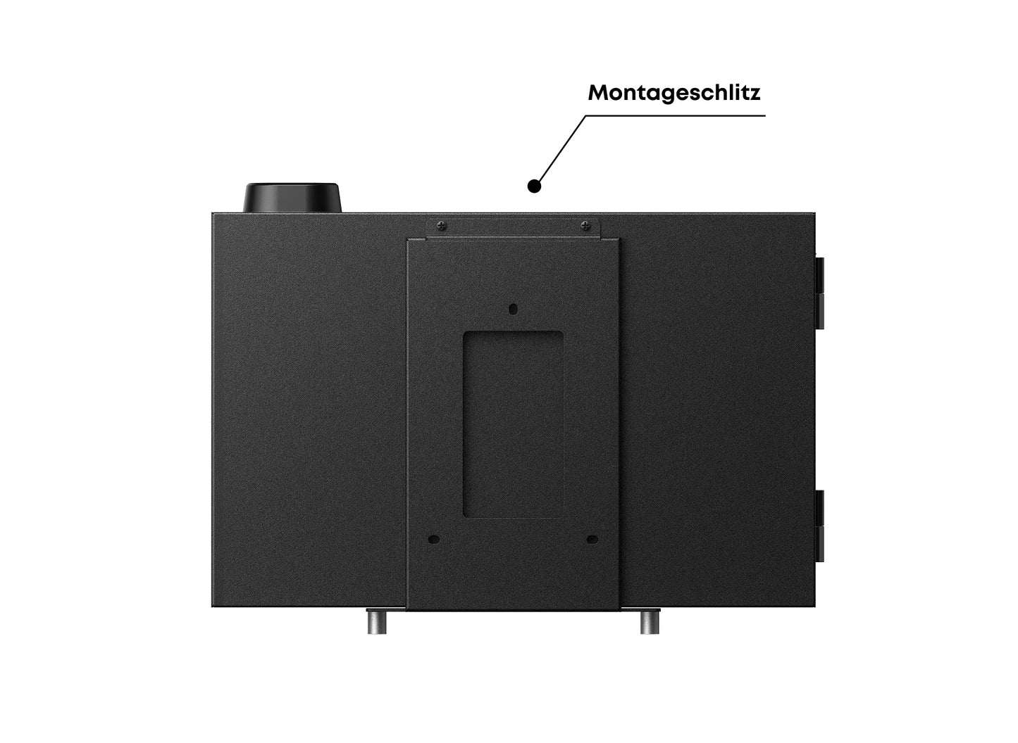 Anker SOLIX Solarbank Power Dock – Rückansicht