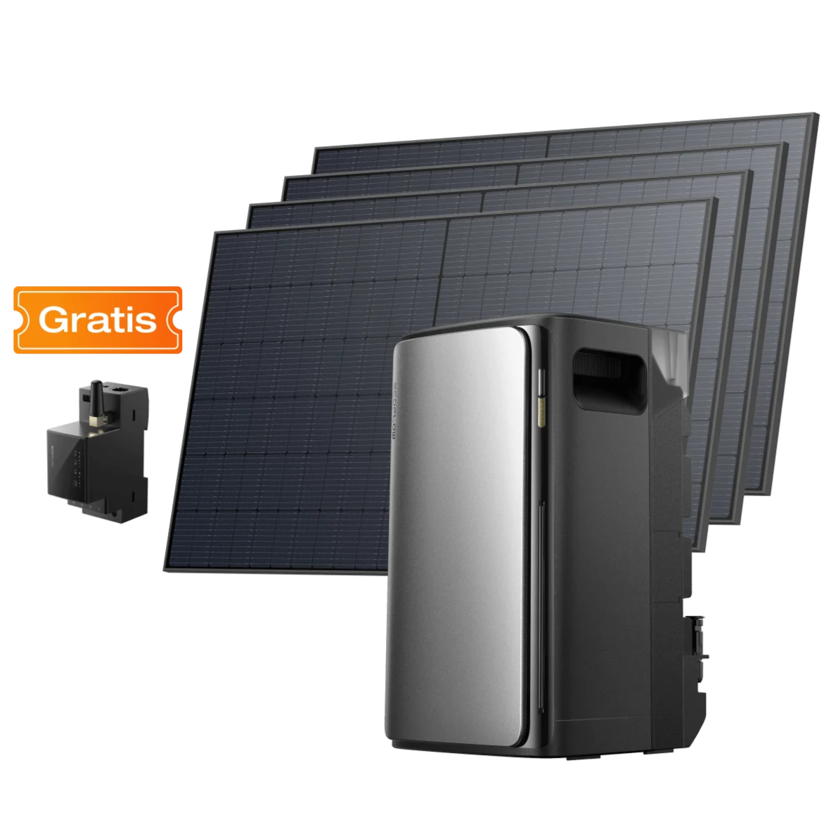 SOLARWAY Balkonkraftwerk 2000 Watt Ultra | EcoFlow STREAM Ultra 1920 Wh Batterie