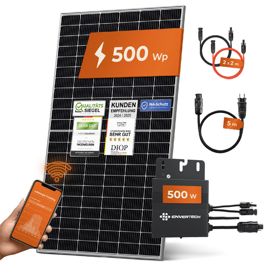 SOLARWAY Balkonkraftwerk 500 Watt | Envertech 500 Watt