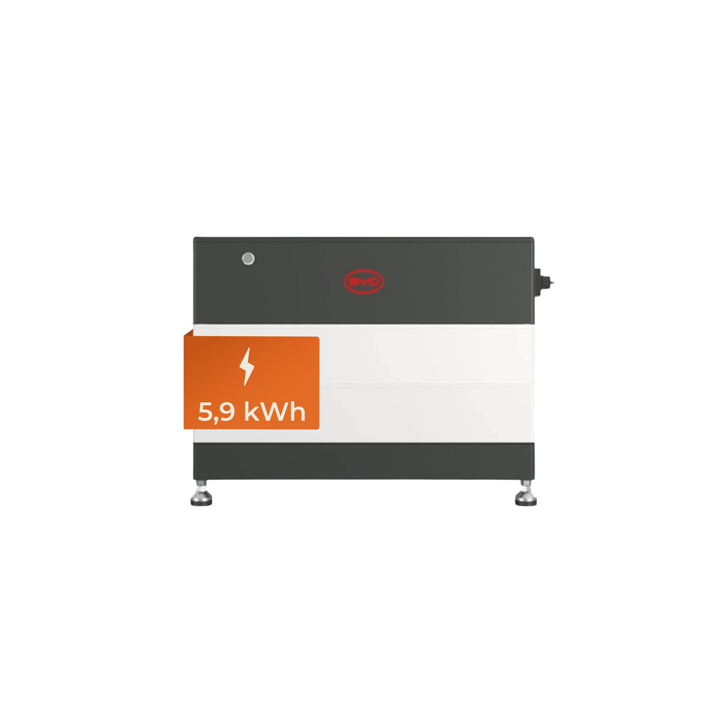 BYD Battery-Box HVB 5.9 Batteriespeicher 5,94 kWh | Hochvolt LFP | 15 Jahre Garantie