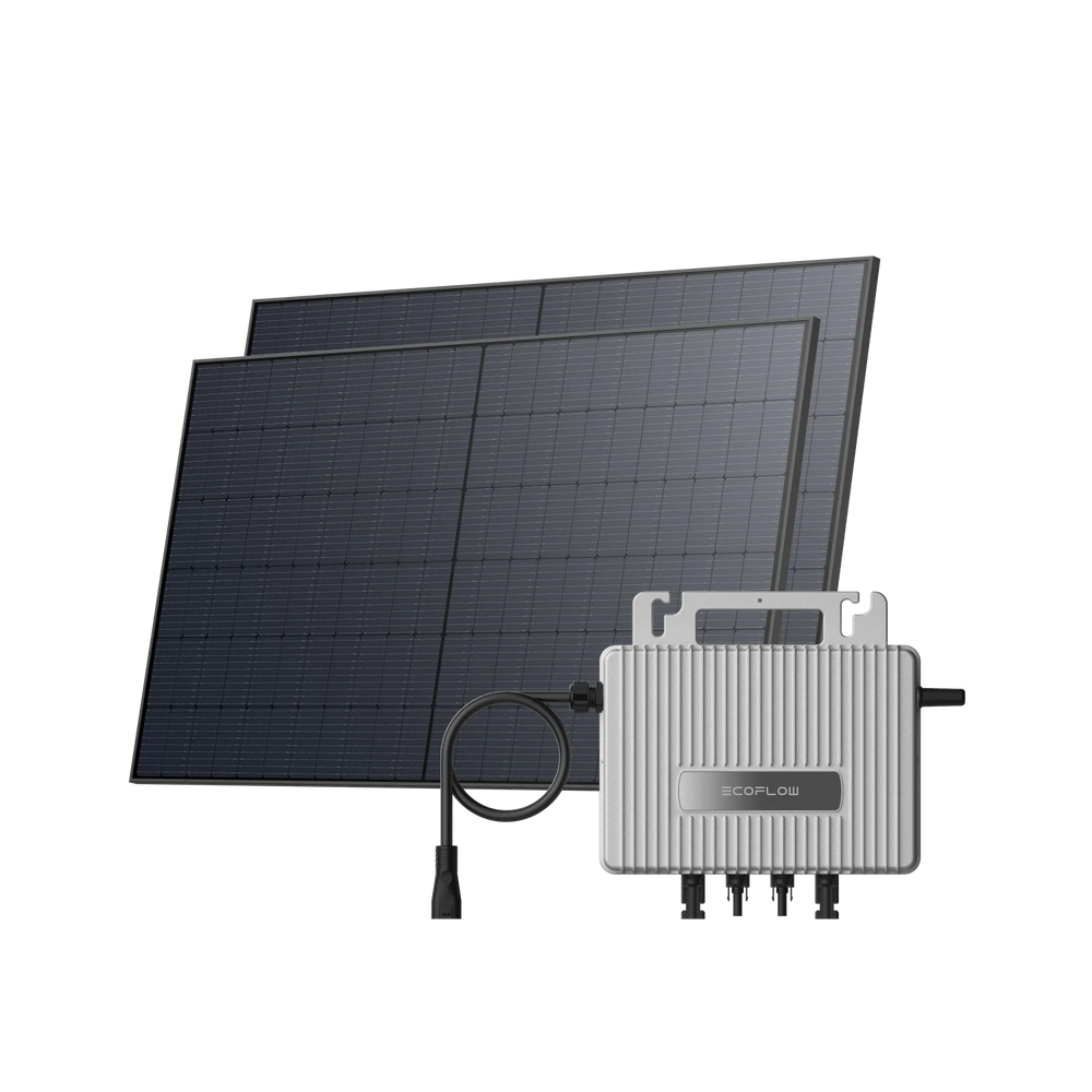 SOLARWAY Balkonkraftwerk 880 Watt | EcoFlow 600/800 Watt | Bifazial