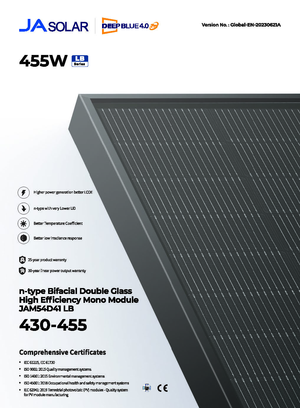 SOLARWAY On Grid Solaranlage Komplettset 4350 W | Deye 5 kW | Bifazial inkl. App & WiFi