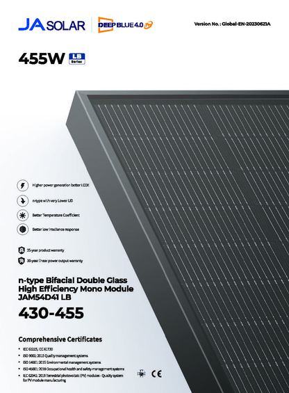 SOLARWAY High Voltage Solaranlage Komplettset 15kW | Fox ESS 15kW | Bifazial inkl. Montagesystem, App & WiFi