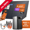 NTV-EXKLUSIV Balkonkraftwerk 2000 Watt Ultra | EcoFlow STREAM Ultra 1920 Wh Batterie
