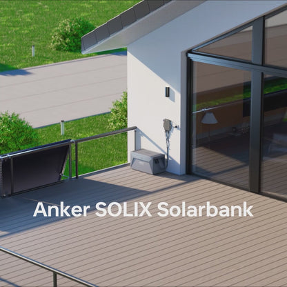 Anker SOLIX Solarbank E1600 Balkonkraftwerk Speicher Ergänzung, Batterie für Balkonkraftwerk, 1,6kWh LiFePo4 Akku / 800Wp PV-Leistung / App