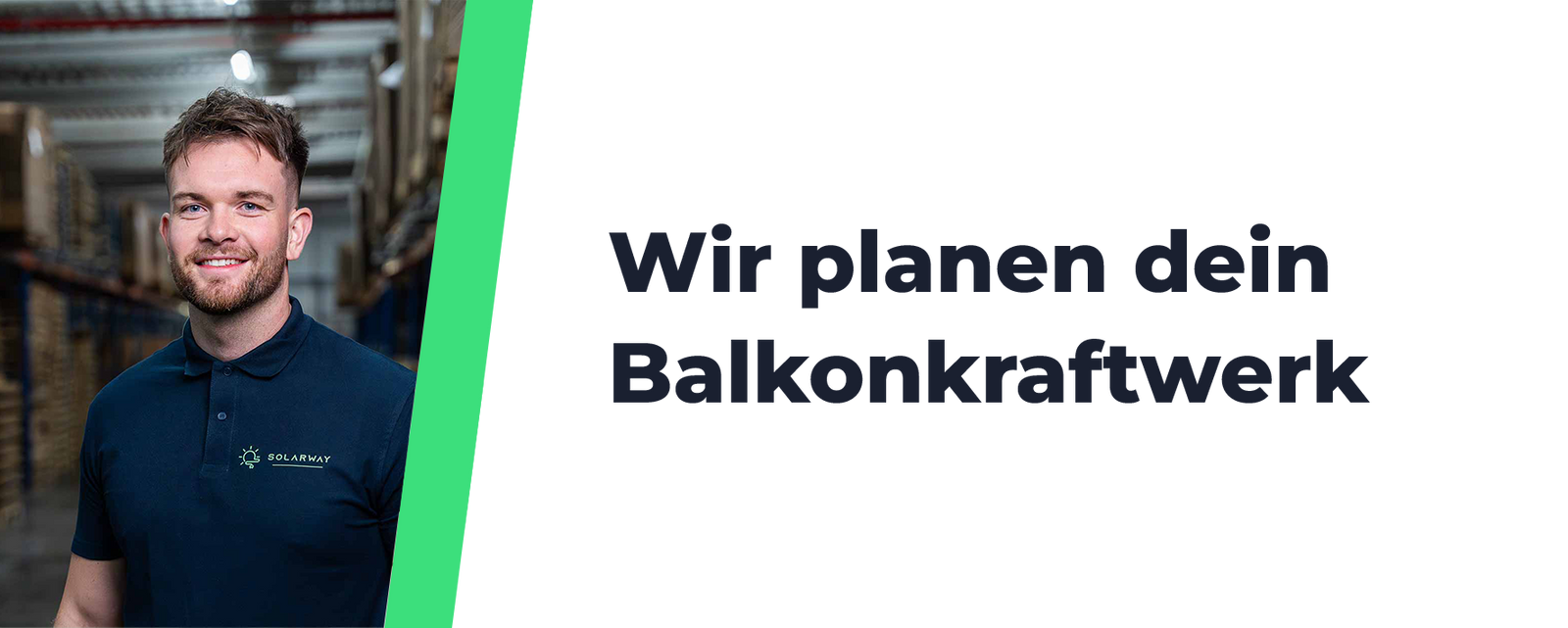 Solarway Mitarbeiter bei der Planung eines Balkonkraftwerks – Wir planen dein Balkonkraftwerk